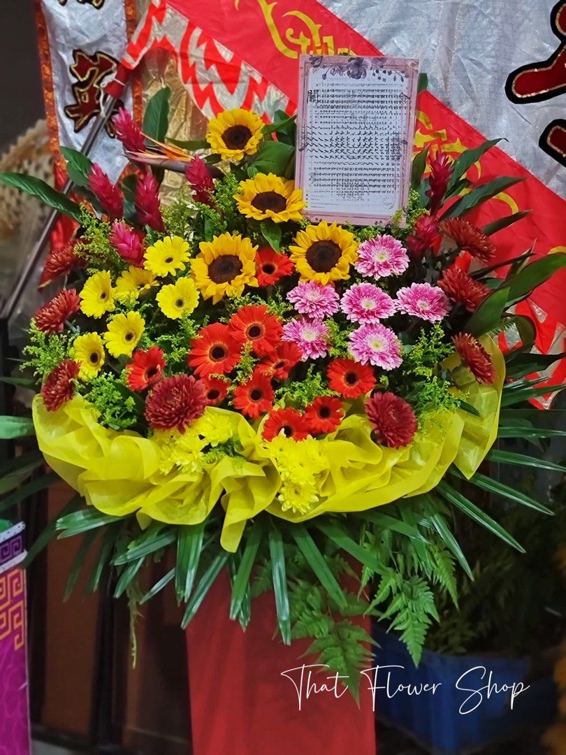 Premium Grand Opening Congratulations Flower Stand