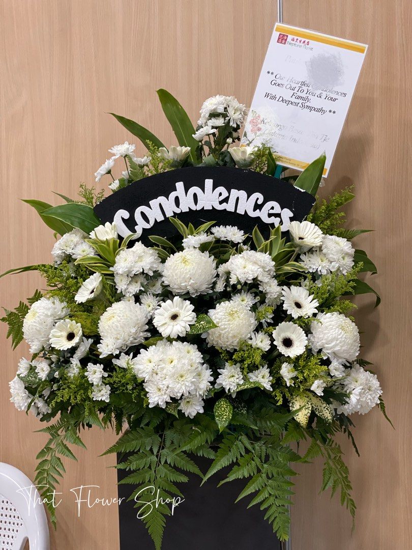 Cherish Condolence Sympathy Flower Stand