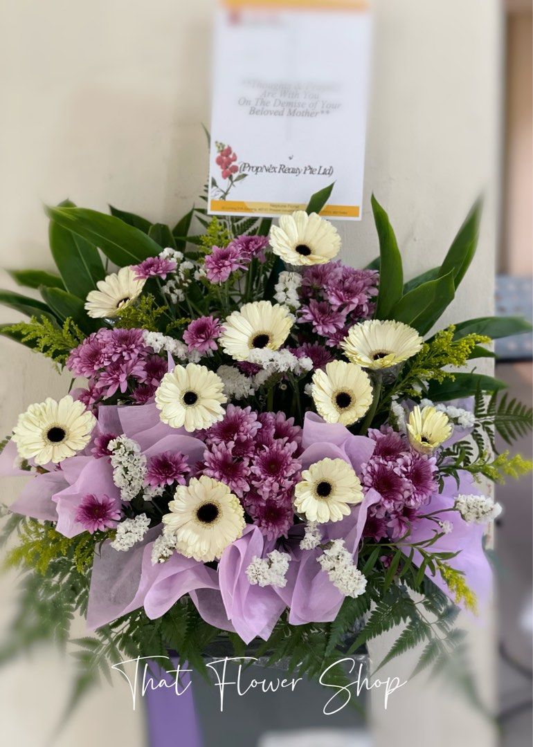 Sympathy Condolence Funeral Flower Stand