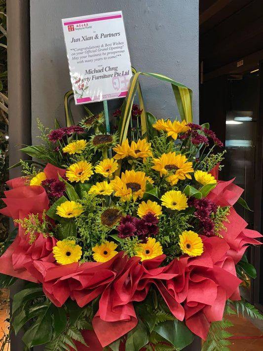 Congratulation Opening Flower Stand