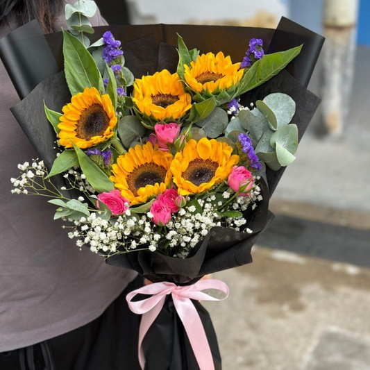 Graduation Sunflower Bouquet