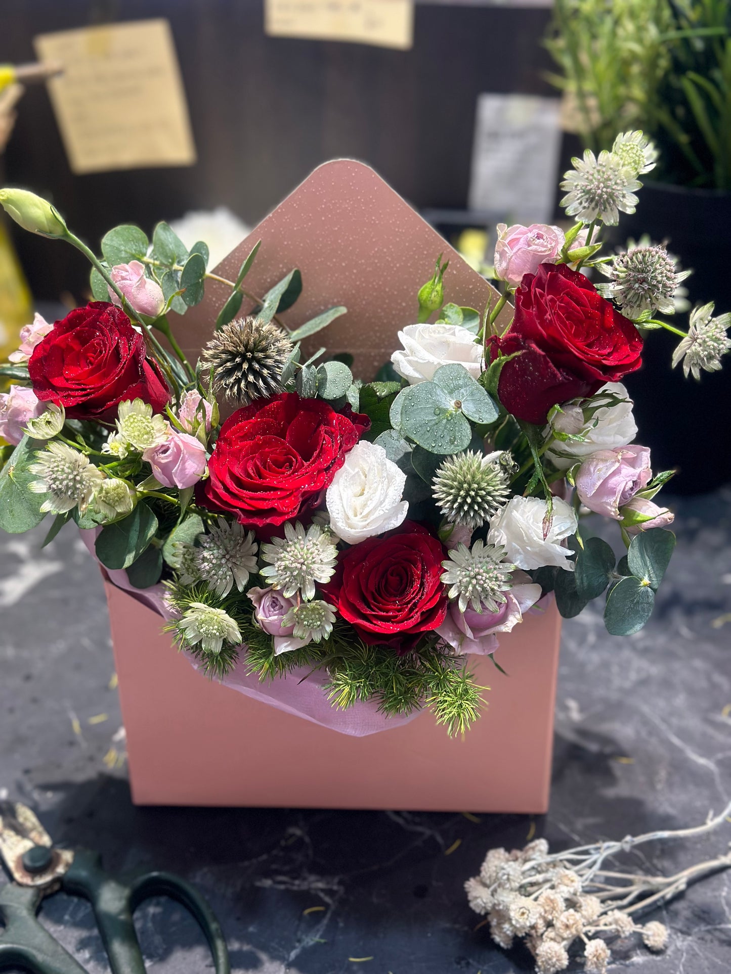 Flower Envelope Flower Box