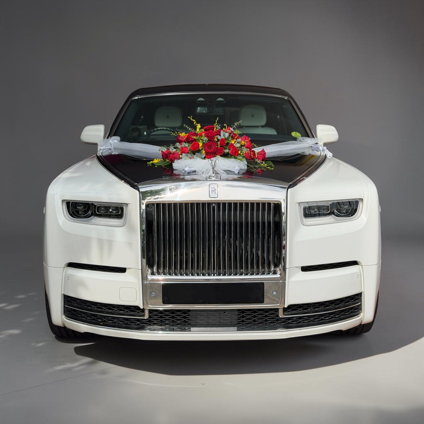Fresh Flower Bridal Car Decoration