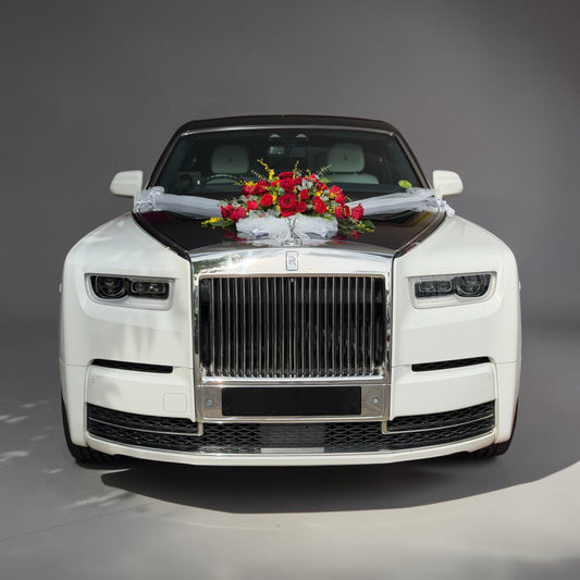 Fresh Flower Bridal Car Decoration