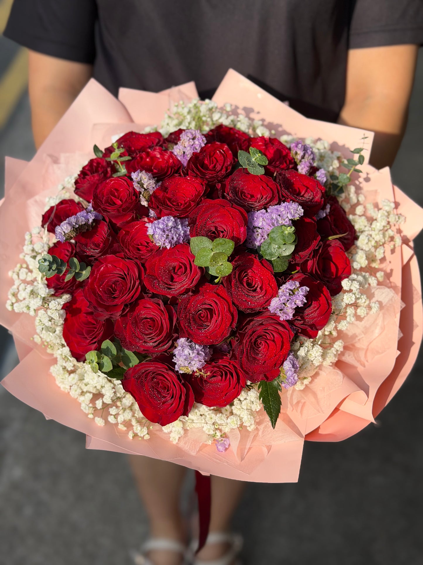 Sweet Harmony - 30 Stalks Premium Red Roses Bouquet
