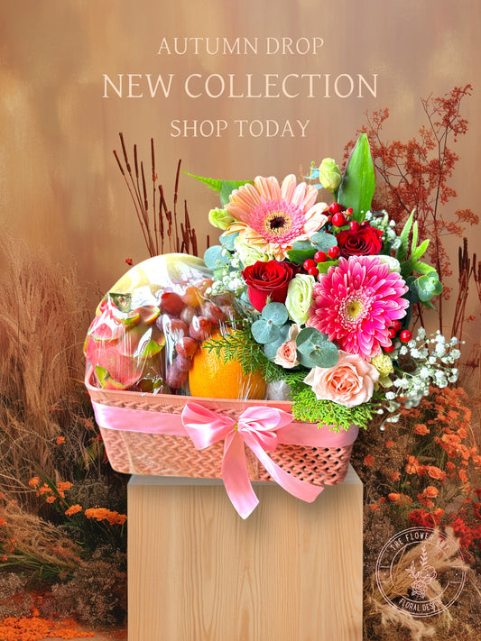 Best Value Fruit & Flower Gift Hamper Basket