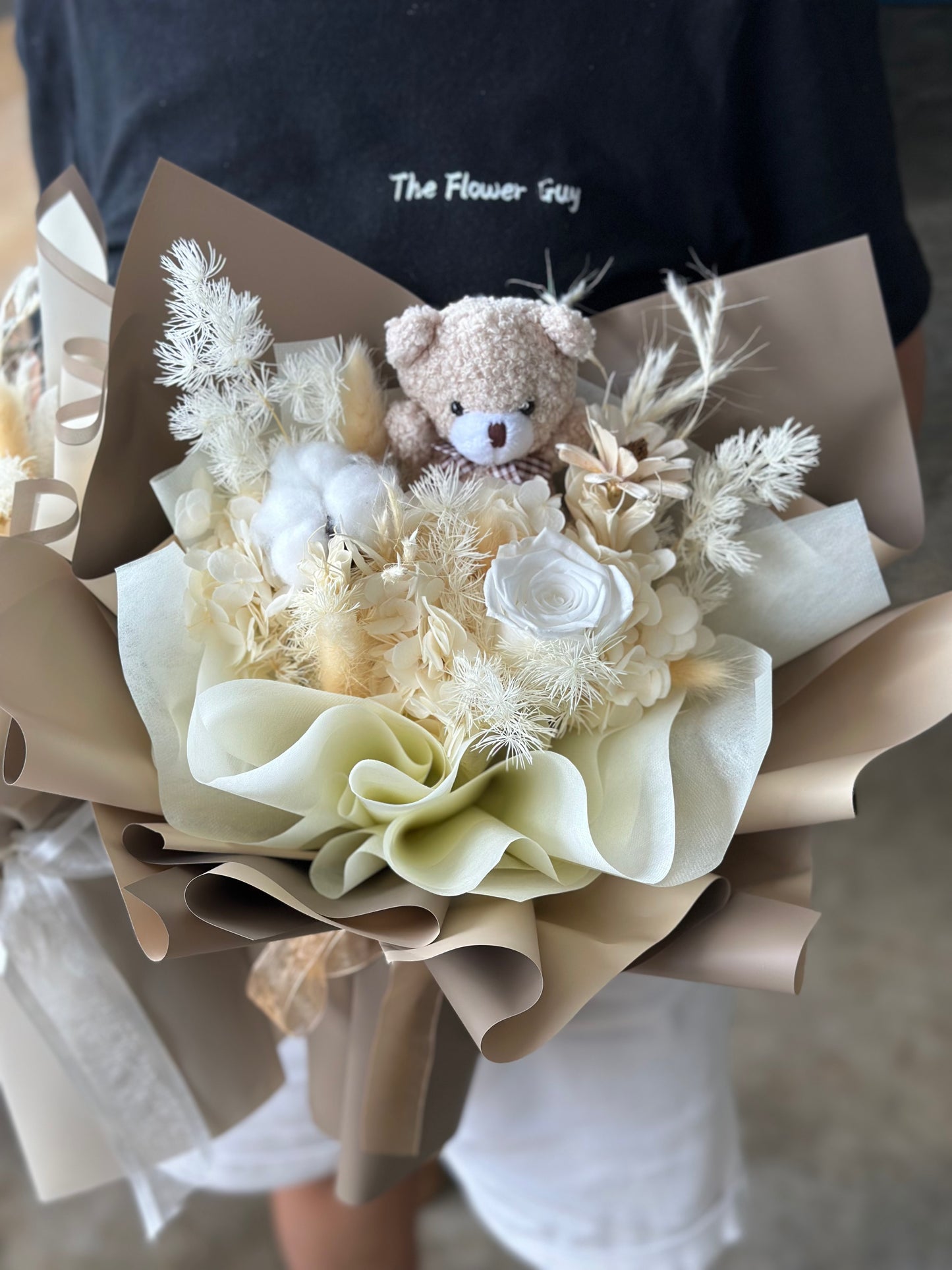PSF 03 -Soft Rustic Style Preserved Flower Bouquet