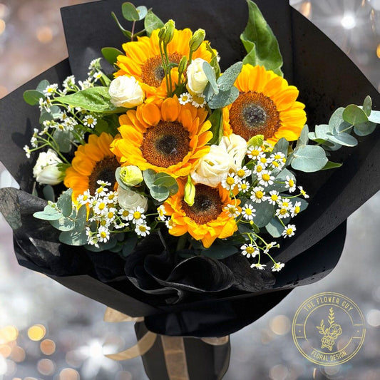 Large Size Fresh Sunflower Bouquet