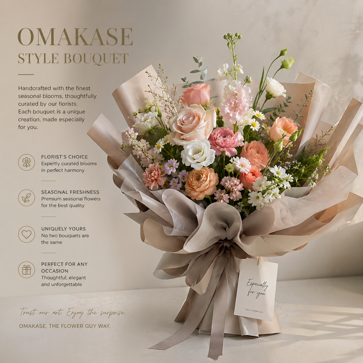 Omakase 花束 (Hanataba) Signature Bouquet