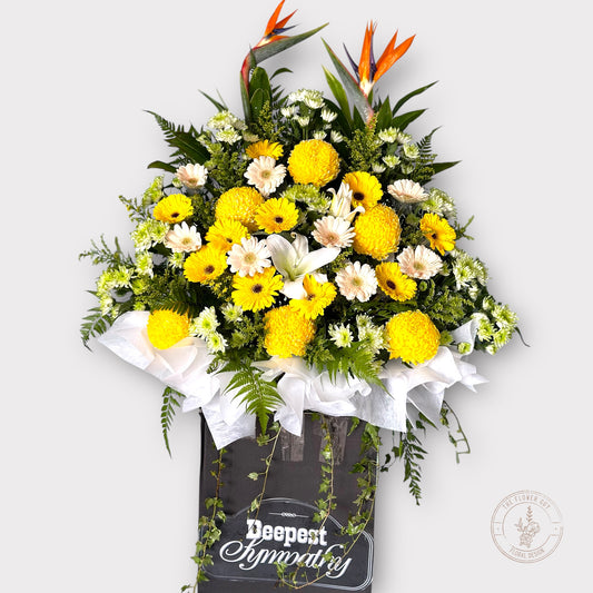Honour - Sympathy Condolence Grand Flower Stand