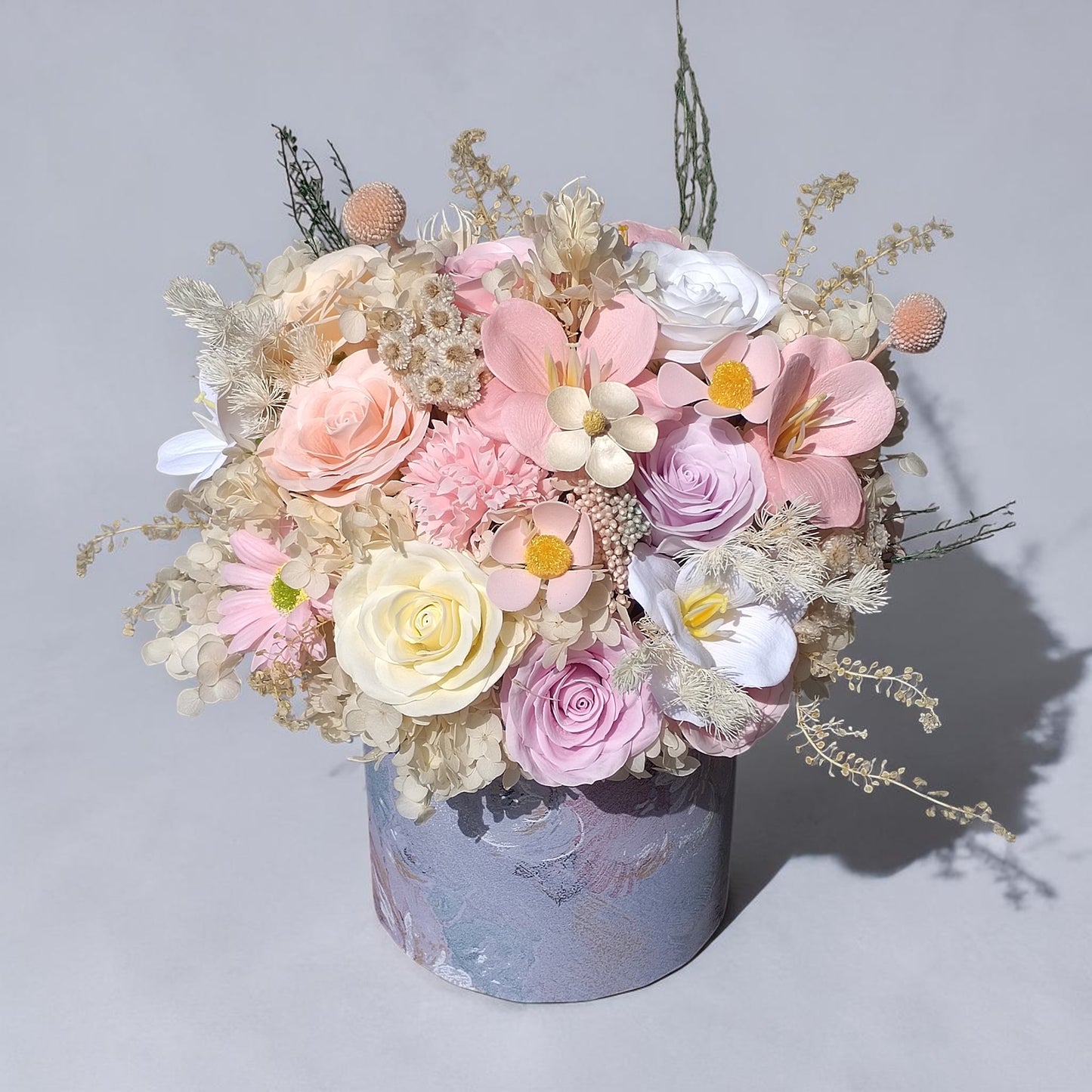 PSF 05 -Royal Garden Preserved Soap Flower Arrangement