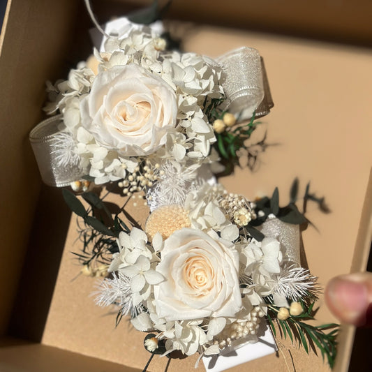 PSF 11 - Preserved Flower Bridal Wrist Corsage