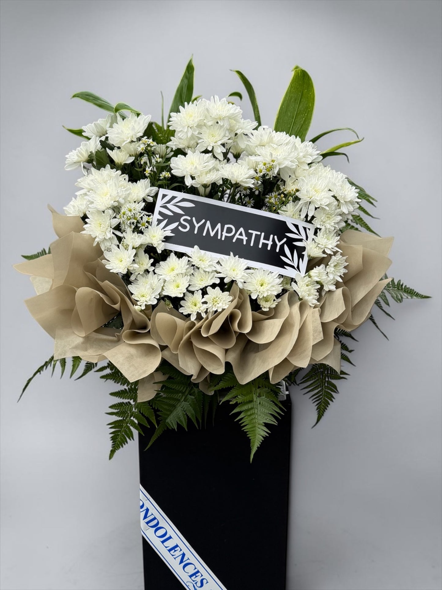 Peaceful Remembrance - Sympathy Condolence Flower Stand