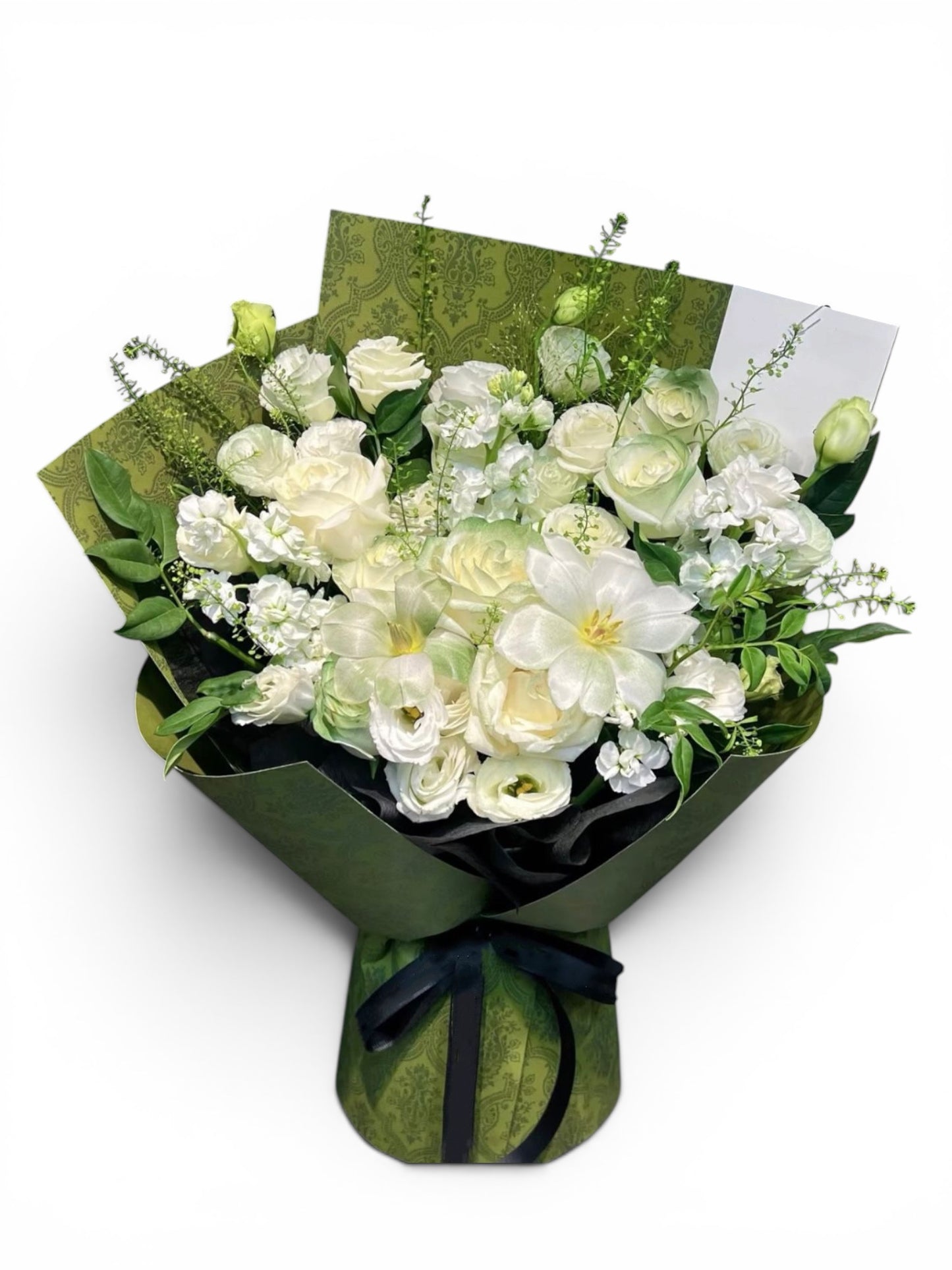 Emerald Grace - Bespoke Mixed Fresh Flower Bouquet