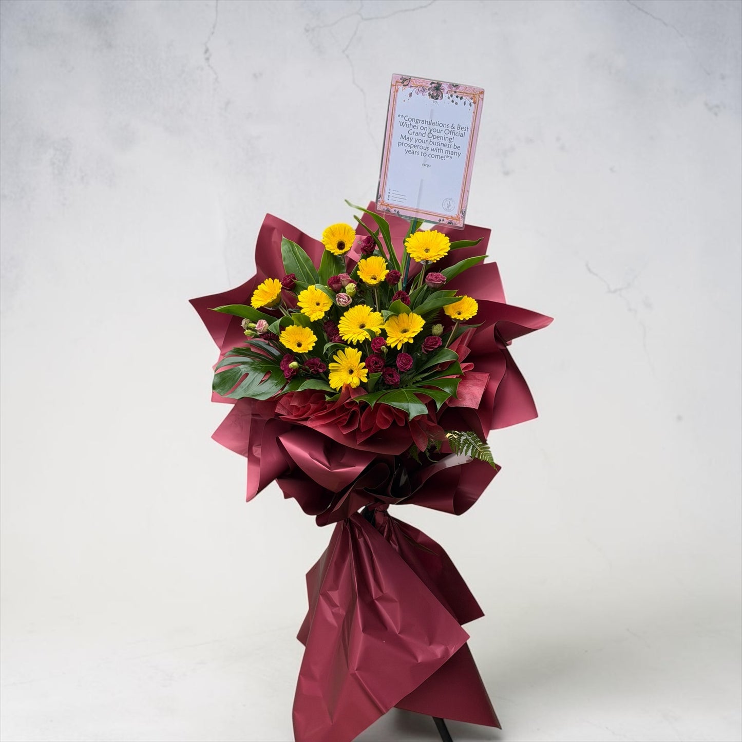 Golden Prosperity - Grand Opening Flower Stand