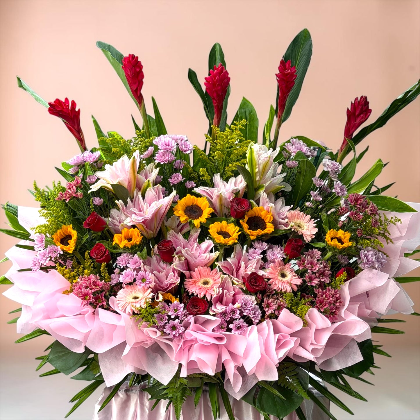 Blossoming Success - Premium Grand Opening Flower Stand
