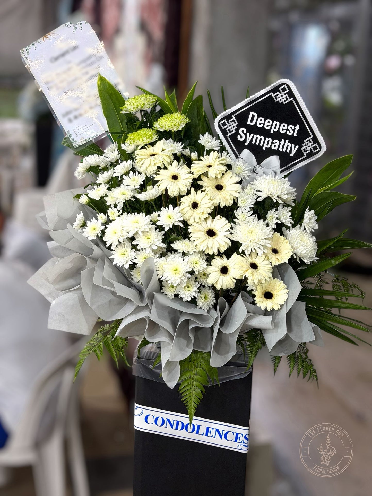 Empathy 01 - Fresh Flower Condolence Stand