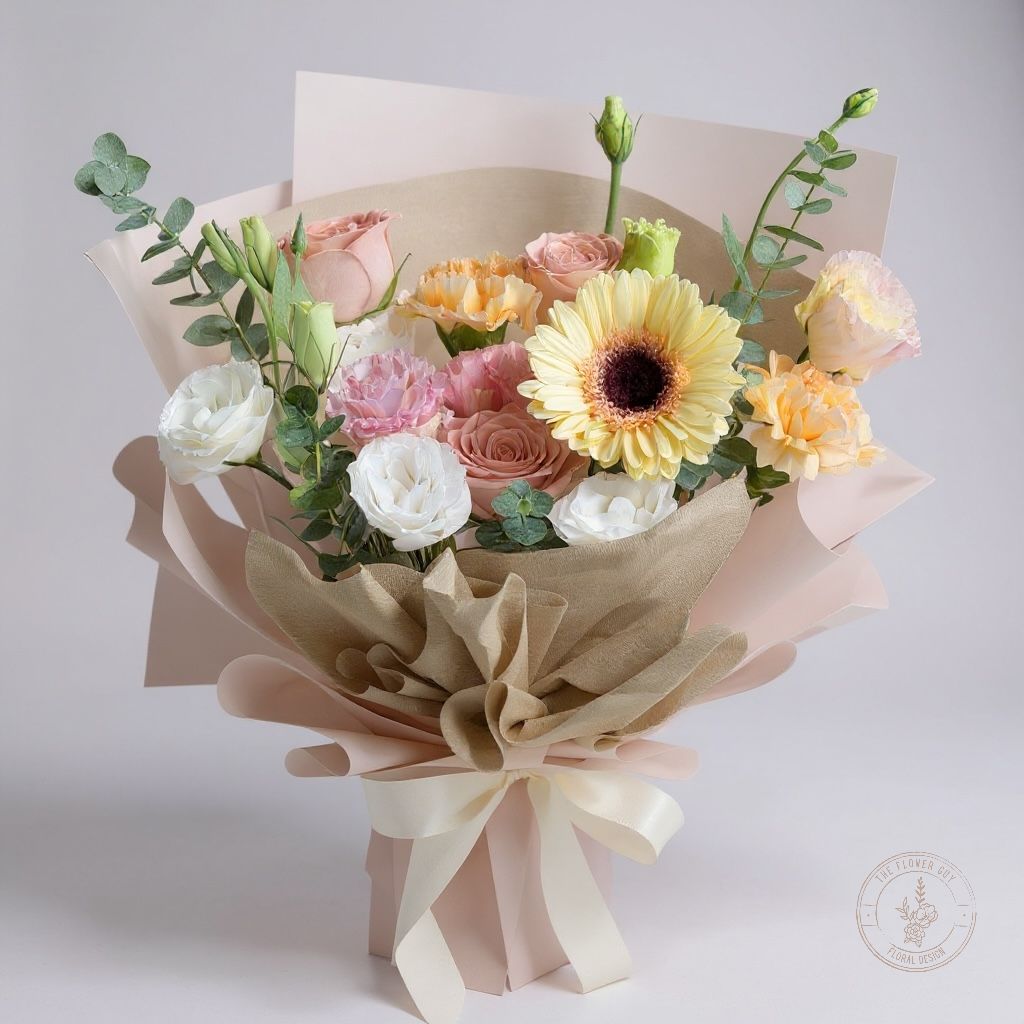 Petal Whisper 01 - Bespoke Mix Fresh Flower Bouquet