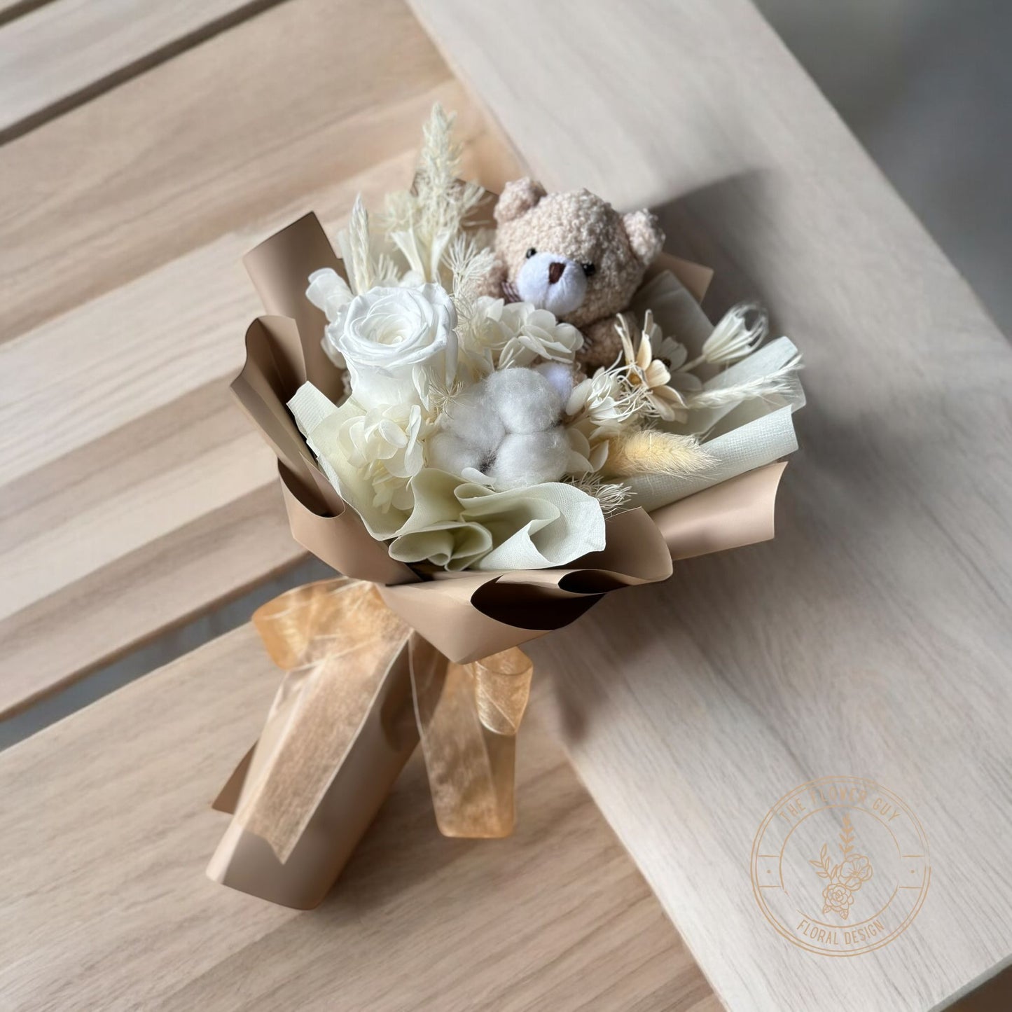 PSF 03 -Soft Rustic Style Preserved Flower Bouquet