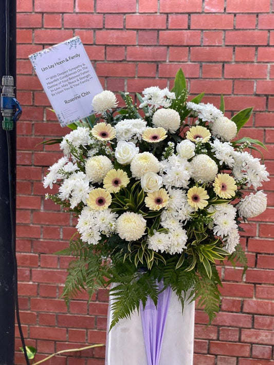Cherish Condolence Sympathy Flower Stand
