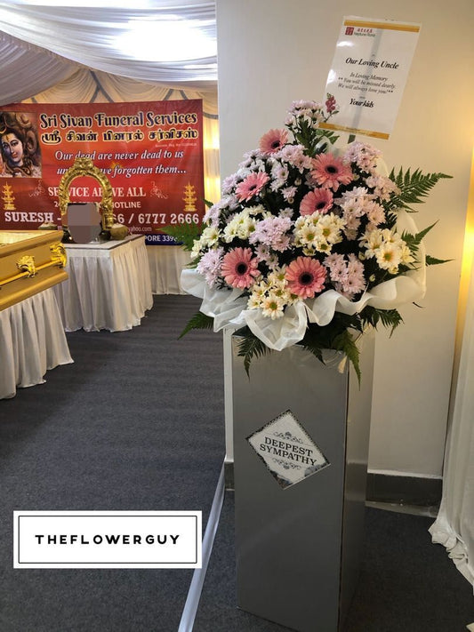 Special Condolence Flower Stand For Funeral