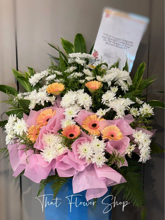 Sympathy Condolence Funeral Flower Stand