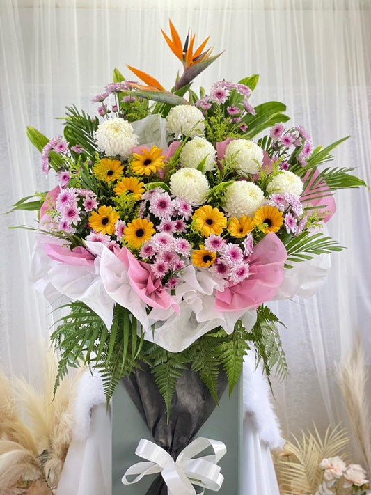 Sympathy [II] Condolence Fresh Flower Stand
